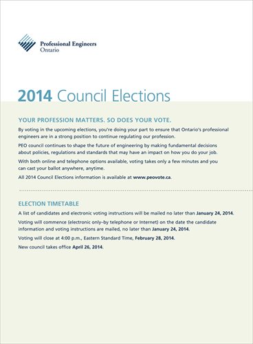 2014 PEO Council Election