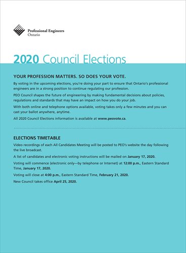 2020 PEO Council Elections